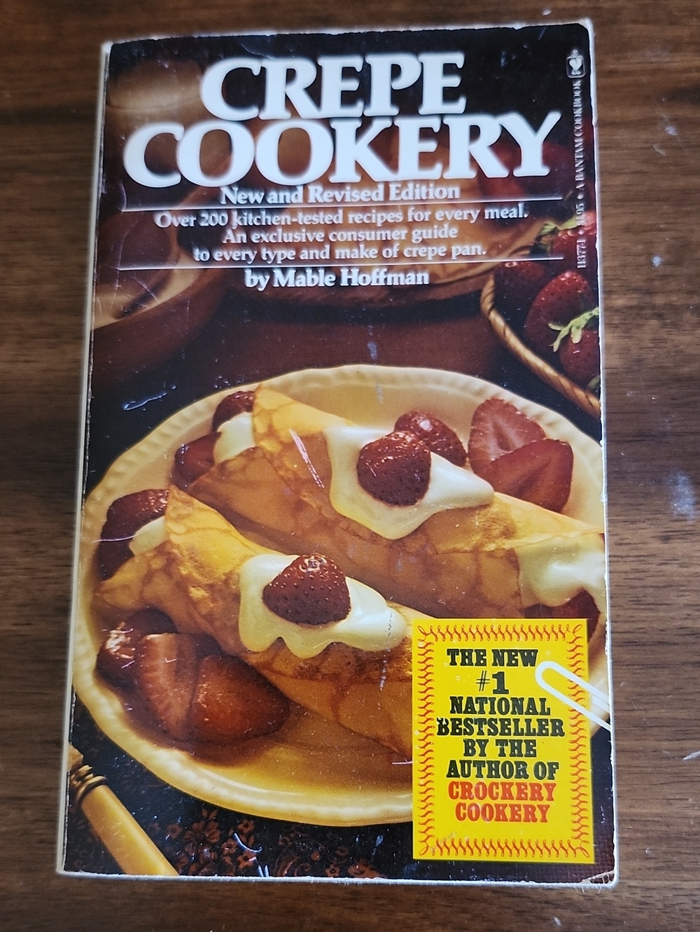 Crepe Cookery Cookbook Reference Book  by Mable Hoffman, Soft Cover